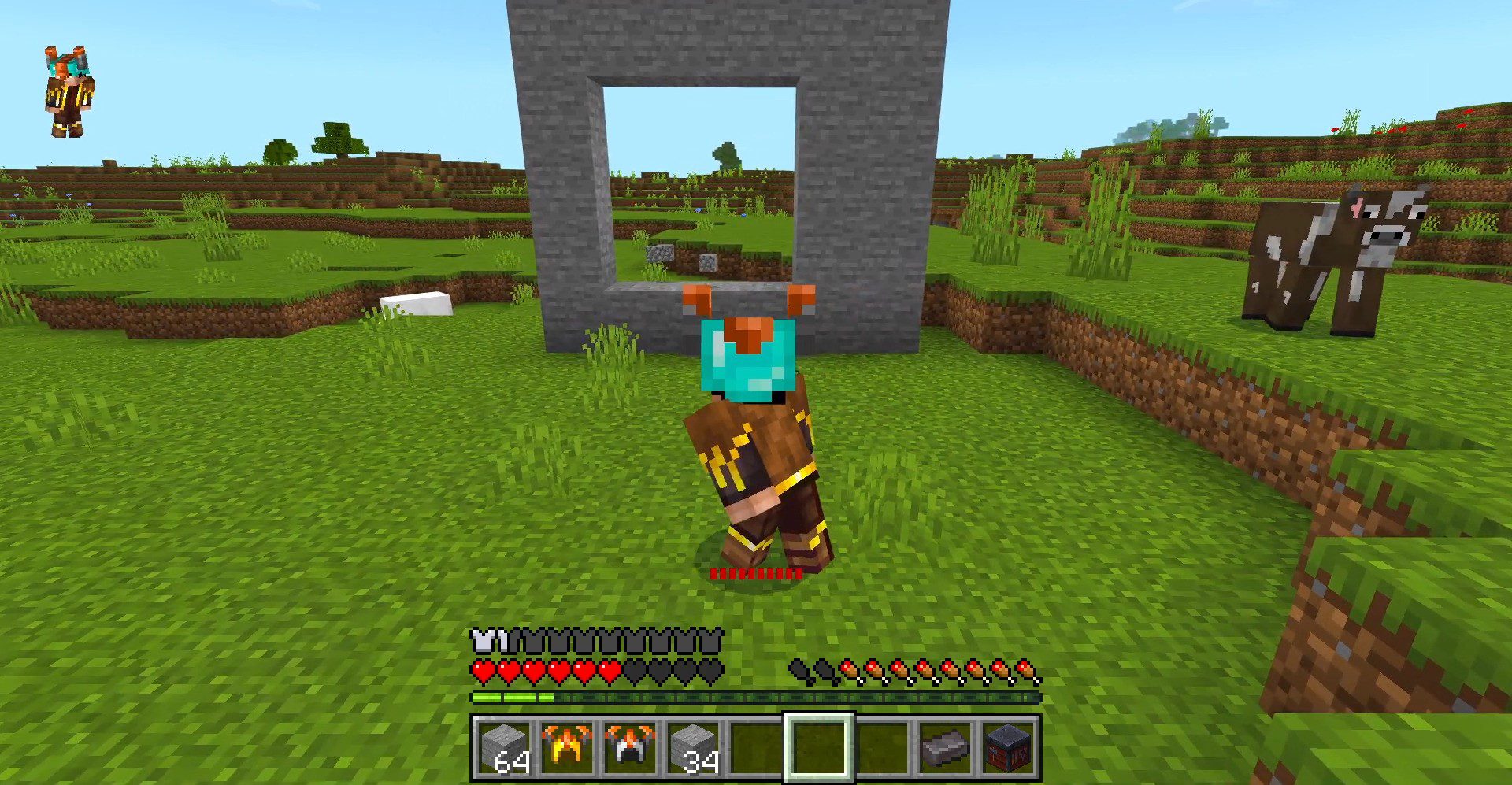 Horned Helmet Addon (1.21, 1.20) – MCPE/Bedrock Mod — screenshot 8