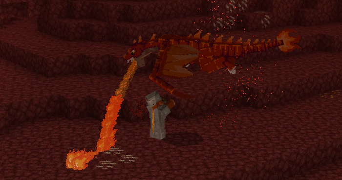 Skyveil Dragons Addon (26.x, 1.21) – MCPE/Bedrock Mod — screenshot 1