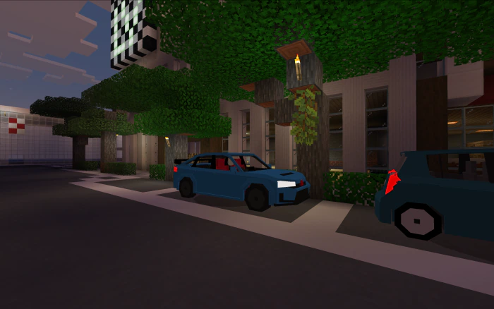 Civic Type R Addon (26.x, 1.21) – MCPE/Bedrock Simple Car Mod — screenshot 1