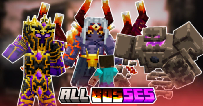 All Bosses Addon (1.26+, 1.21) – MCPE/Bedrock Mod