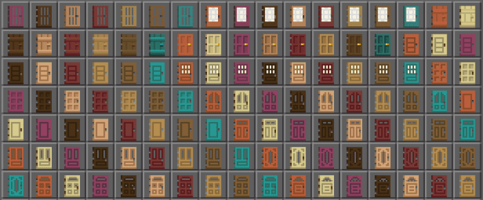 Complement Doors Addon (1.21, 1.20) – MCPE/Bedrock Mod — screenshot 4