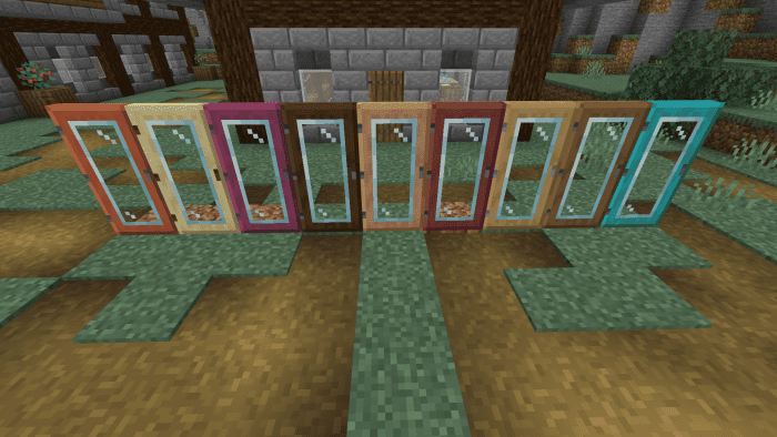 Complement Doors Addon (1.21, 1.20) – MCPE/Bedrock Mod — screenshot 6