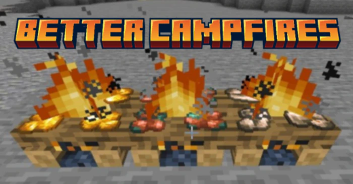 Better Campfires Addon (1.21, 1.20) – MCPE/Bedrock Mod
