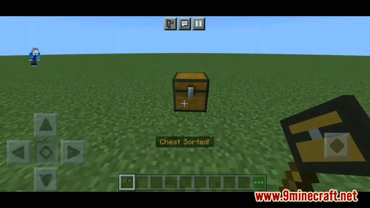 Sorting Wand Addon (1.21, 1.20) – MCPE/Bedrock Chest Sorter Mod — screenshot 2