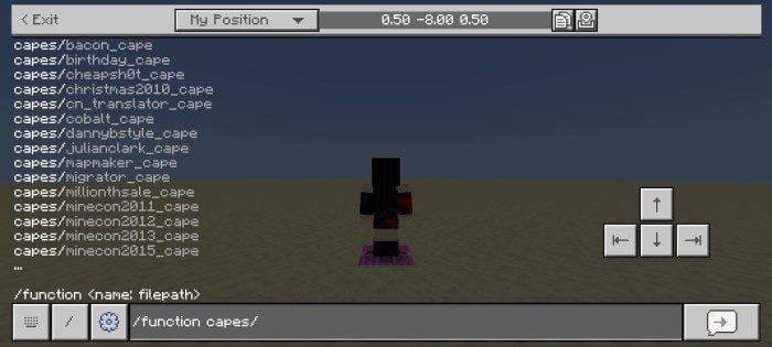 Visual Capes Addon (1.21, 1.20) – MCPE/Bedrock Mod — screenshot 2