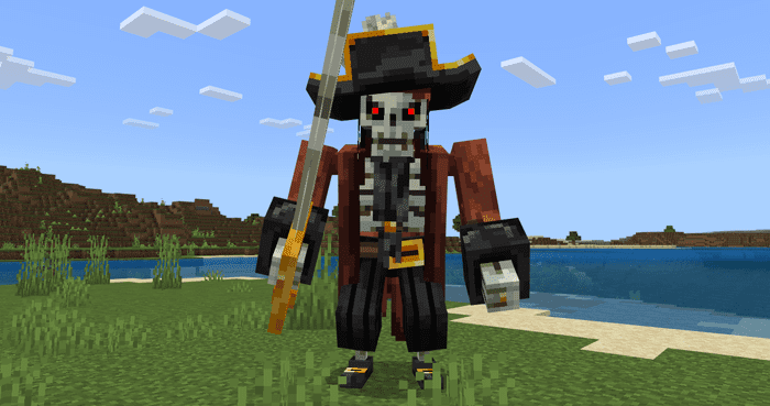 Pirate Boss Addon (1.21, 1.20) – MCPE/Bedrock Mod — screenshot 4