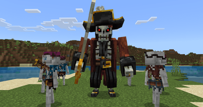 Pirate Boss Addon (1.21, 1.20) – MCPE/Bedrock Mod — screenshot 5