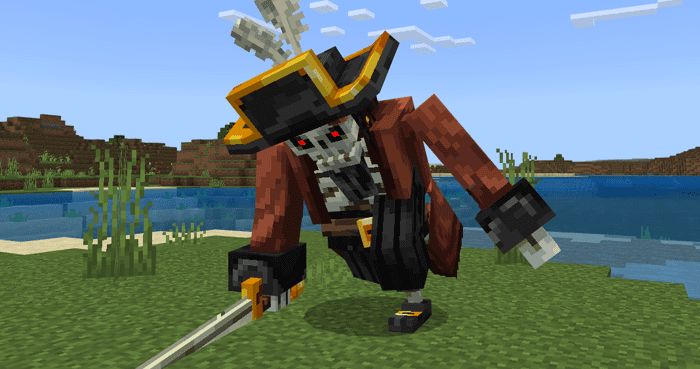 Pirate Boss Addon (1.21, 1.20) – MCPE/Bedrock Mod — screenshot 6