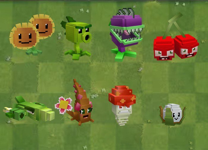 Gero's Plants VS Zombies Addon (1.21, 1.20) – MCPE/Bedrock Mod — screenshot 4