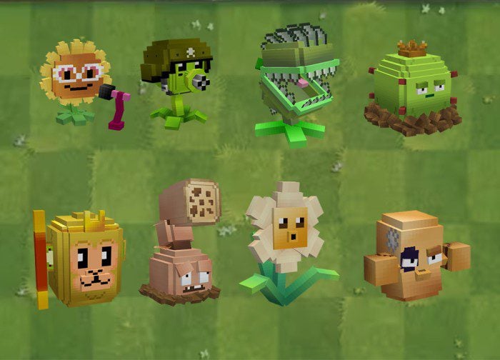 Gero's Plants VS Zombies Addon (1.21, 1.20) – MCPE/Bedrock Mod — screenshot 5