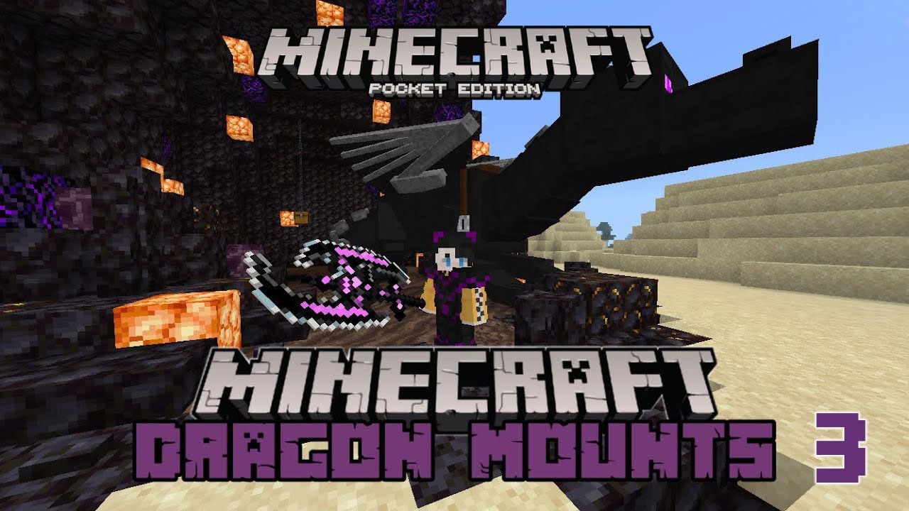 Dragon Mounts 3 Addon (1.21, 1.20) – MCPE/Bedrock Mod