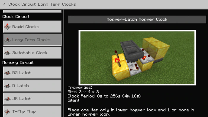 Redstone Guide Addon (26.x, 1.21) – MCPE/Bedrock Mod — screenshot 2