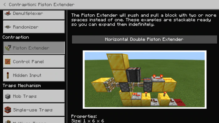 Redstone Guide Addon (26.x, 1.21) – MCPE/Bedrock Mod — screenshot 3