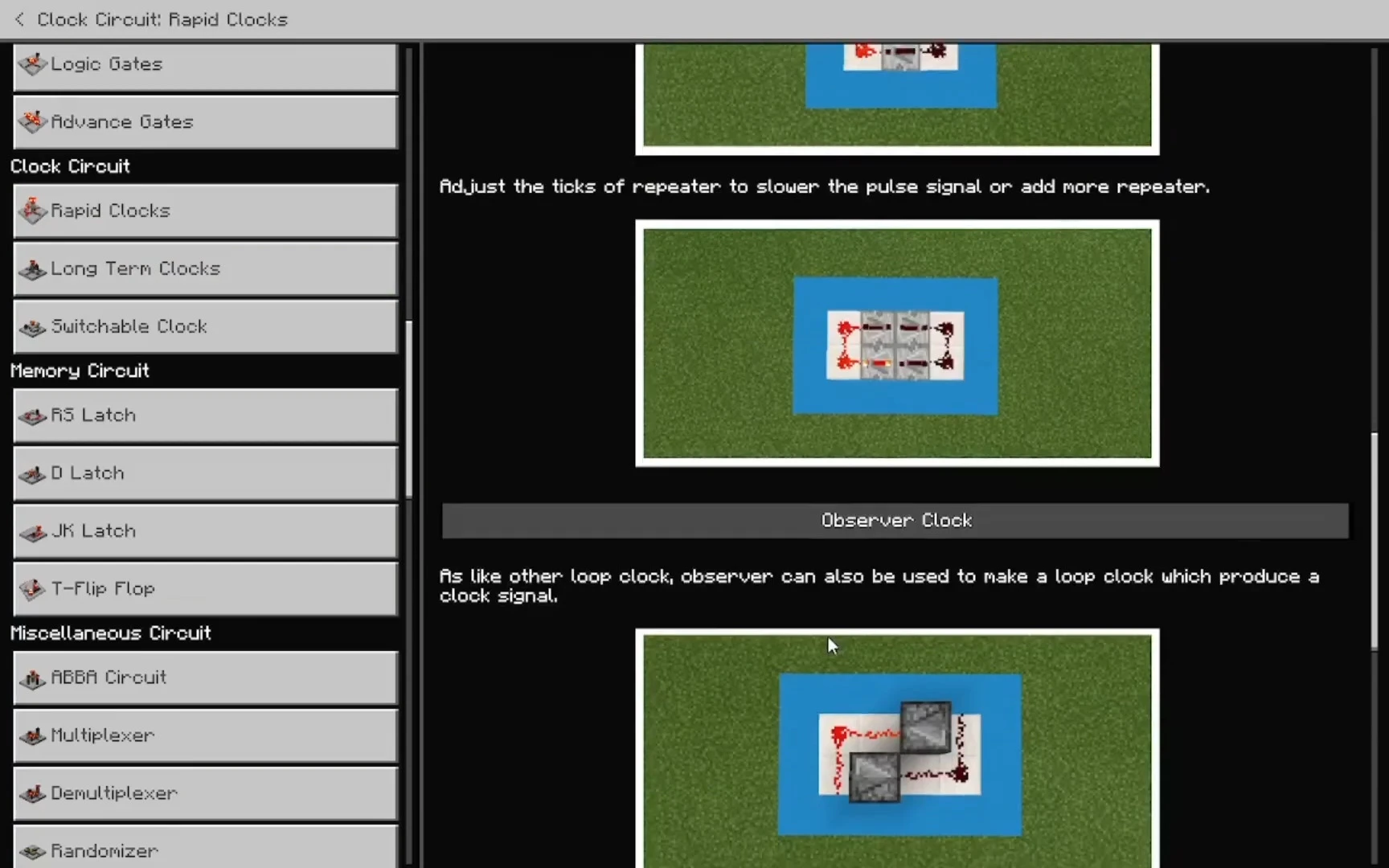 Redstone Guide Addon (26.x, 1.21) – MCPE/Bedrock Mod — screenshot 5