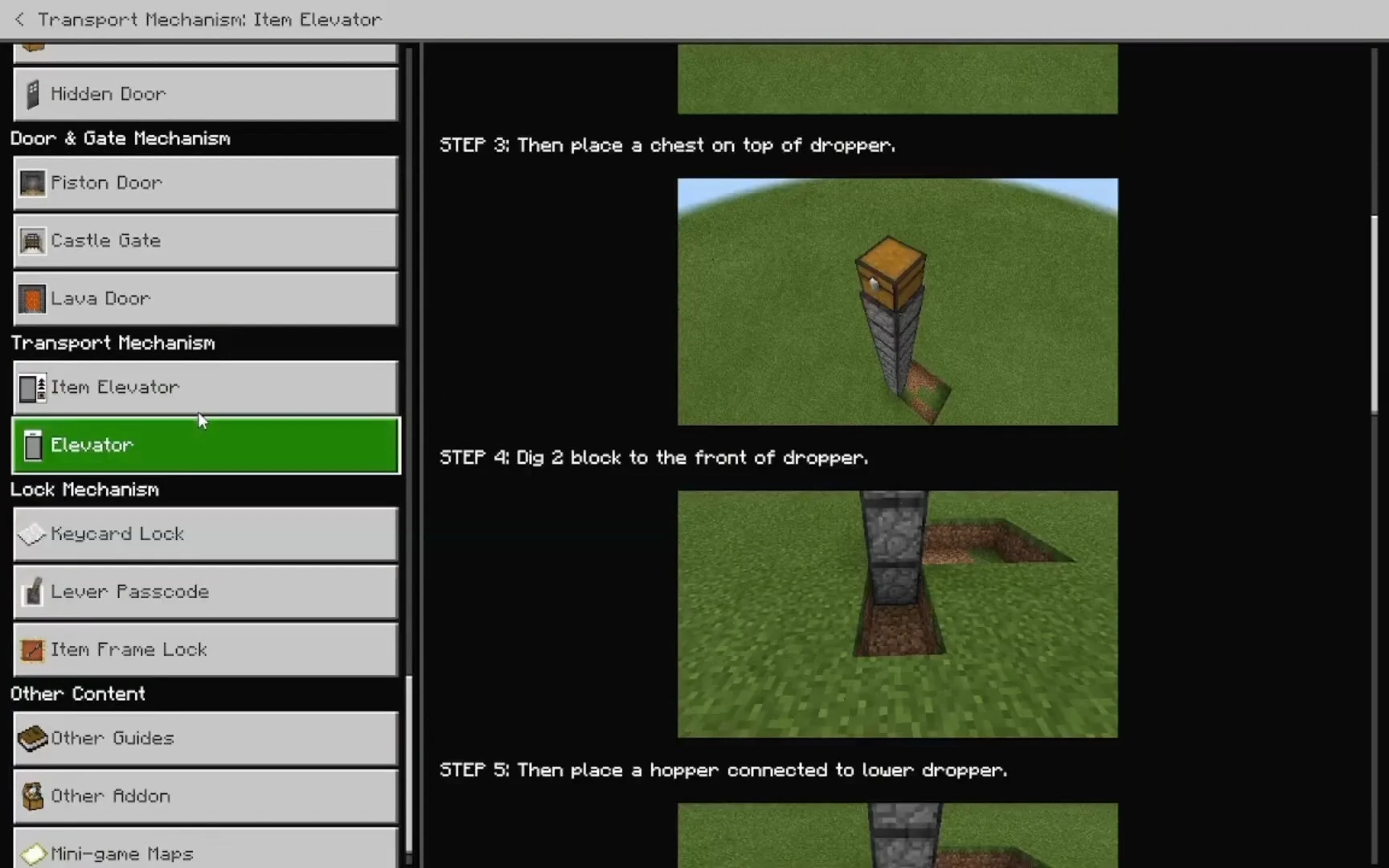 Redstone Guide Addon (26.x, 1.21) – MCPE/Bedrock Mod — screenshot 7