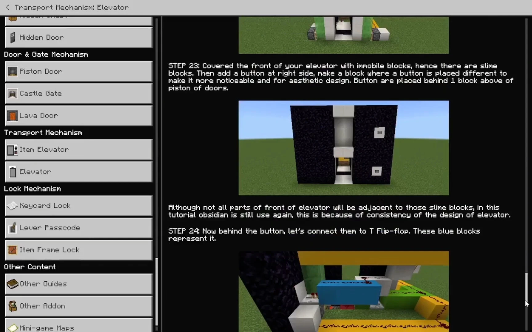 Redstone Guide Addon (26.x, 1.21) – MCPE/Bedrock Mod — screenshot 8