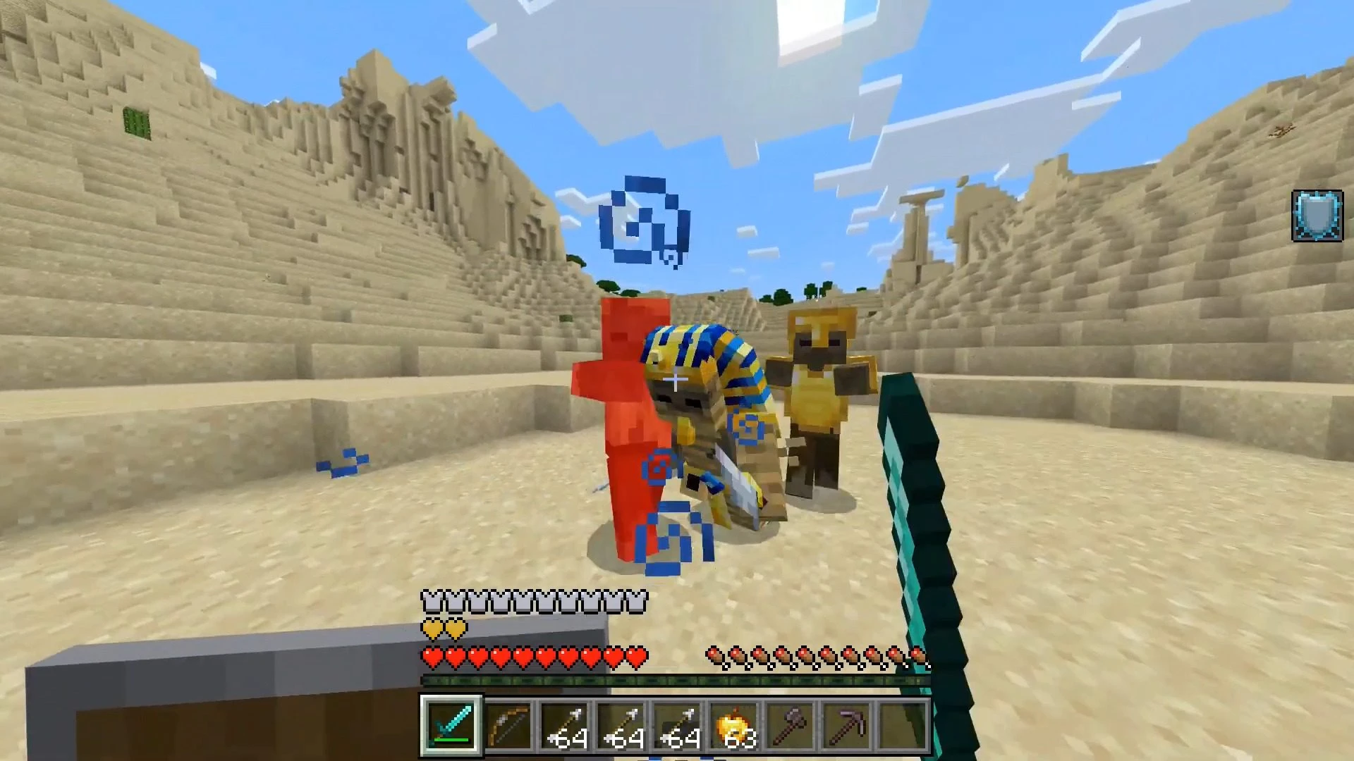 Mummy Boss Addon (1.21, 1.20) – MCPE/Bedrock Mod — screenshot 4
