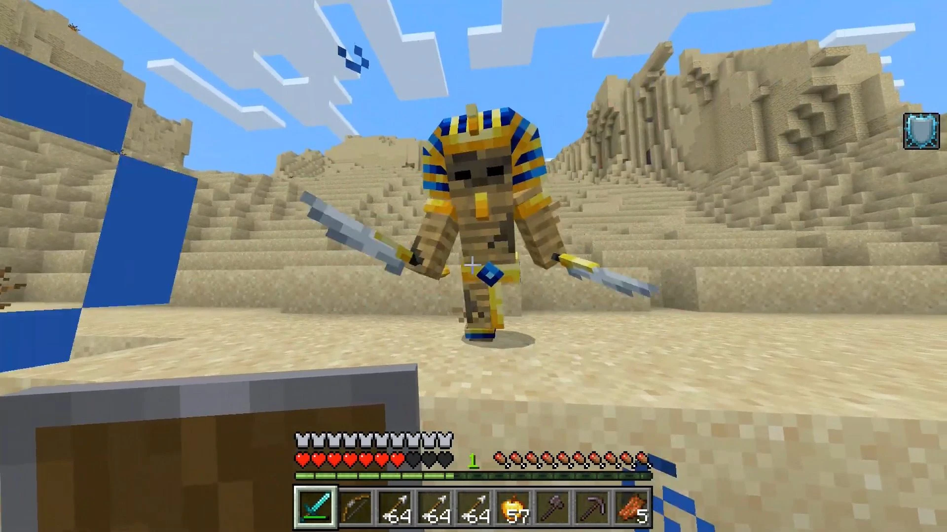 Mummy Boss Addon (1.21, 1.20) – MCPE/Bedrock Mod — screenshot 6