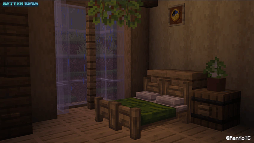 Better 3D Beds Texture Pack (26.x, 1.21) – MCPE/Bedrock — screenshot 1