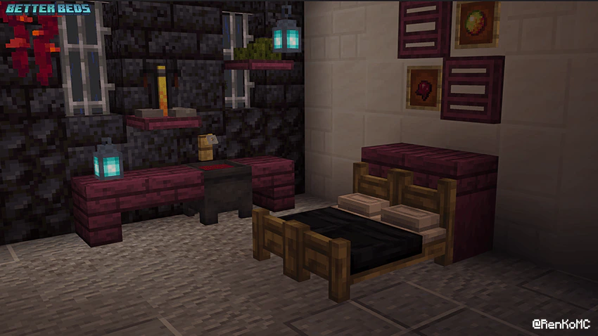 Better 3D Beds Texture Pack (26.x, 1.21) – MCPE/Bedrock — screenshot 4
