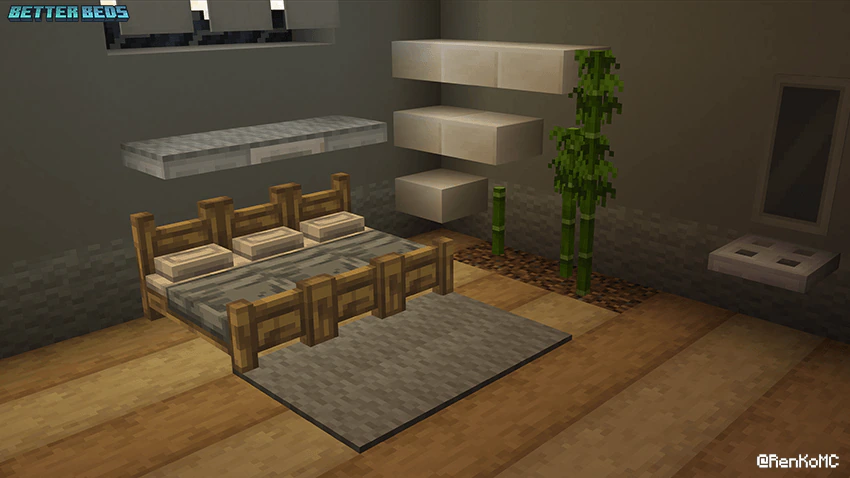 Better 3D Beds Texture Pack (26.x, 1.21) – MCPE/Bedrock — screenshot 5