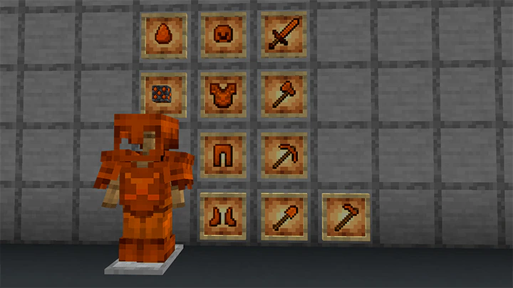 Jasper Armor Addon (26.x, 1.21) – MCPE/Bedrock Mod — screenshot 1