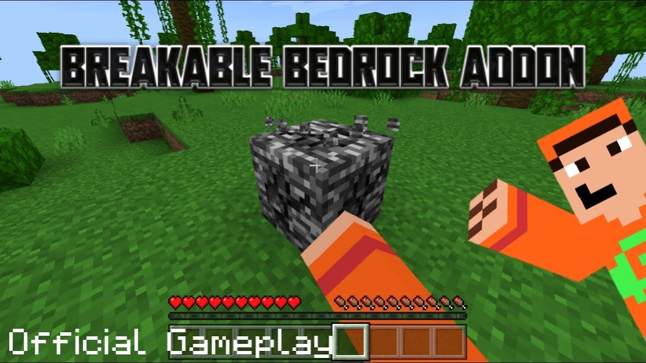 Breakable Bedrock Addon (1.21, 1.20) – MCPE/Bedrock Mod
