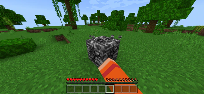 Breakable Bedrock Addon (1.21, 1.20) – MCPE/Bedrock Mod — screenshot 1