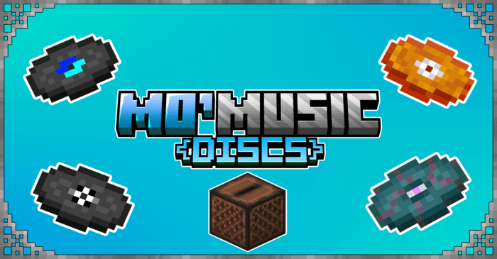 Mo' Music Discs Addon (1.21, 1.20) – MCPE/Bedrock Mod