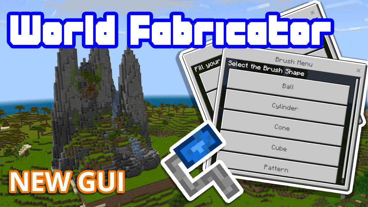World Fabricator Addon (1.21, 1.20) – MCPE/Bedrock WorldEdit Mod