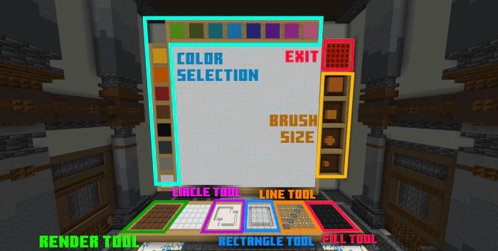 Art Enthusiasm Addon (1.21, 1.20) – MCPE/Bedrock Mod — screenshot 5