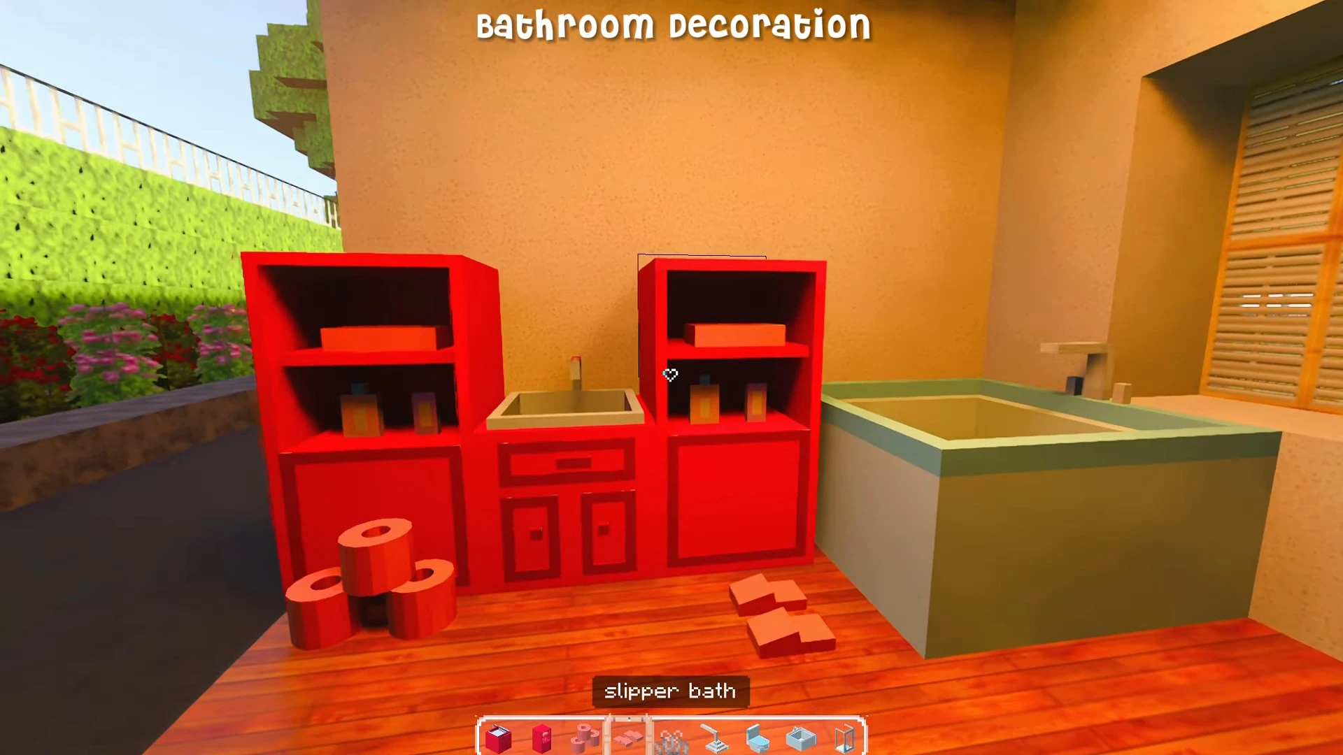 Furniture Kraft Addon (1.26+) – MCPE/Bedrock Functional Furniture Mod — screenshot 1