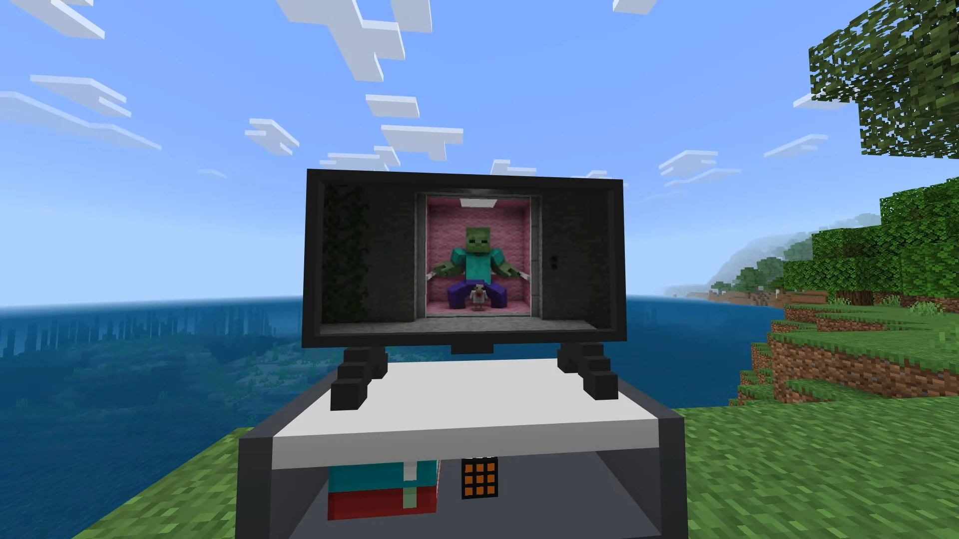 Working TV Addon (1.21, 1.20) – MCPE/Bedrock Mod — screenshot 3