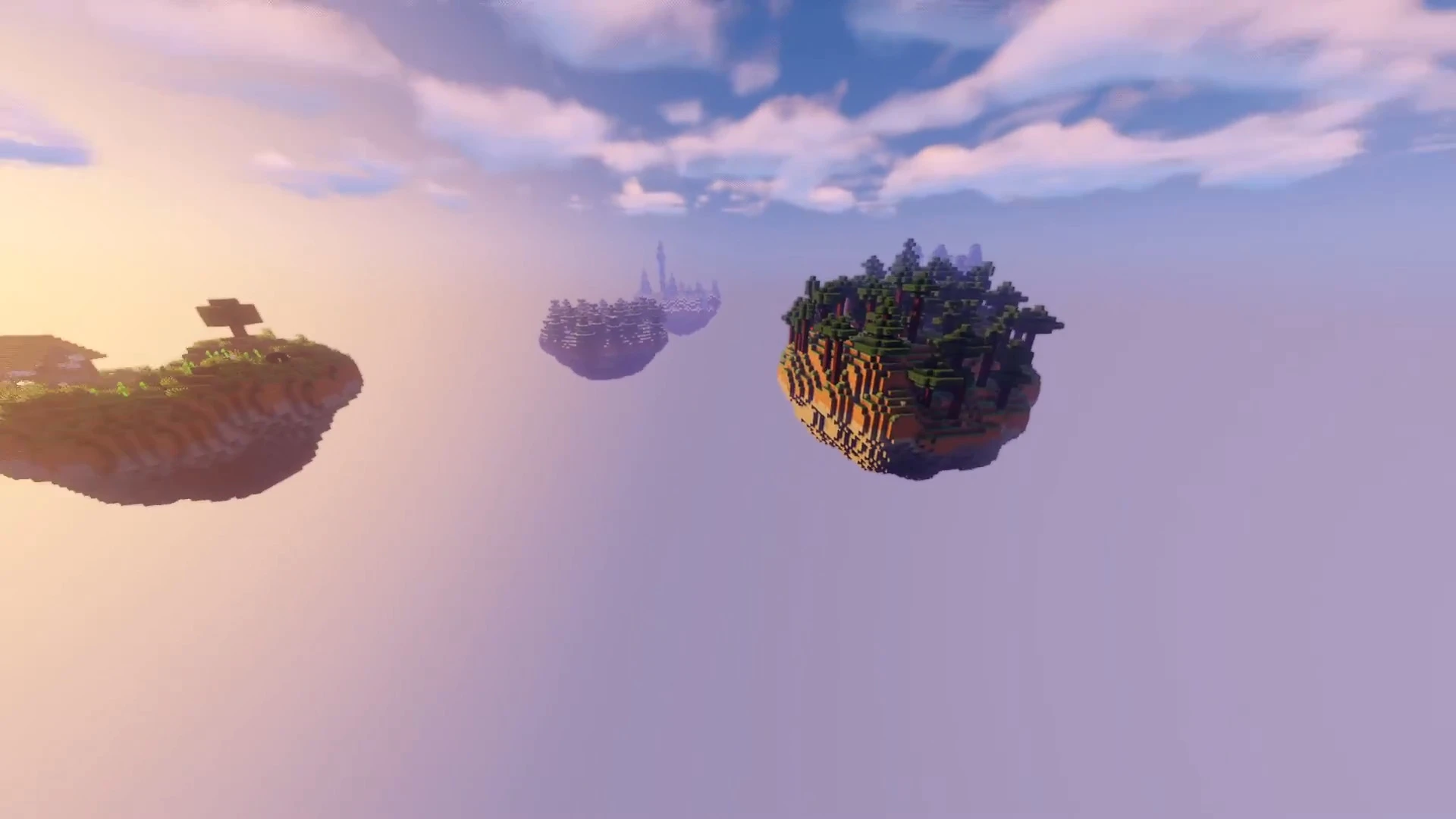 Sky Islands Texture Pack (26.x, 1.21) – MCPE/Bedrock Custom Sky — screenshot 6