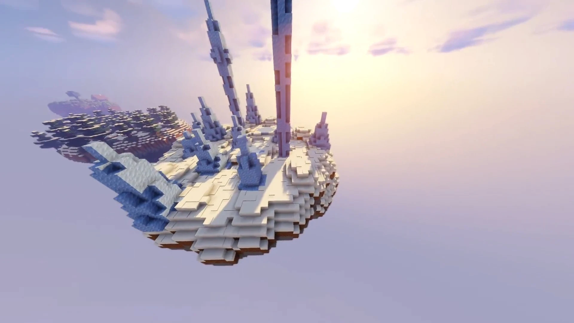 Sky Islands Texture Pack (26.x, 1.21) – MCPE/Bedrock Custom Sky — screenshot 8
