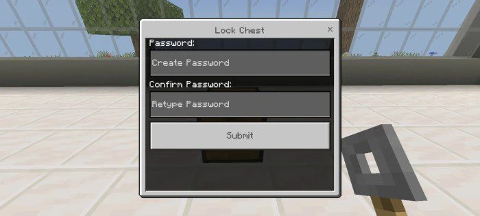 Safe Storage Addon (1.21, 1.20) – MCPE/Bedrock Mod — screenshot 1