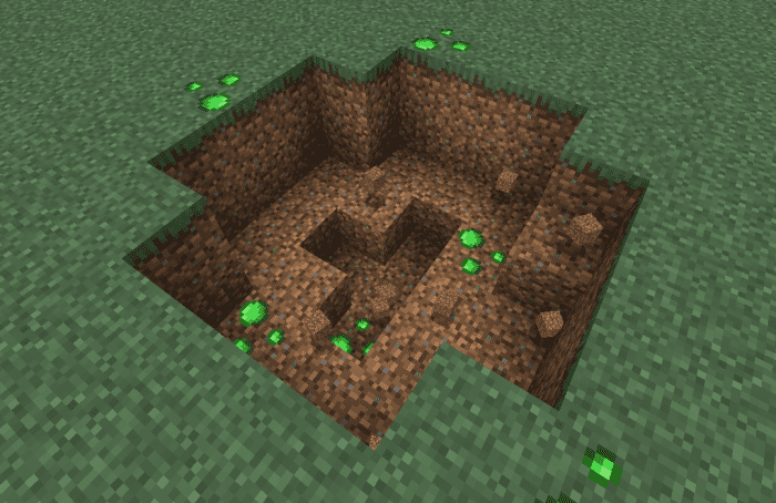 Creeper Spores Addon (1.21, 1.20) – MCPE/Bedrock Mod — screenshot 2