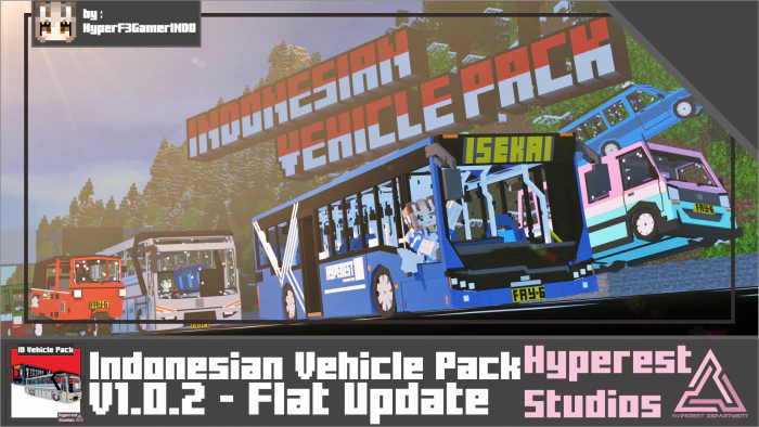 Indonesian Vehicle Pack Addon (1.20) – MCPE/Bedrock Mod