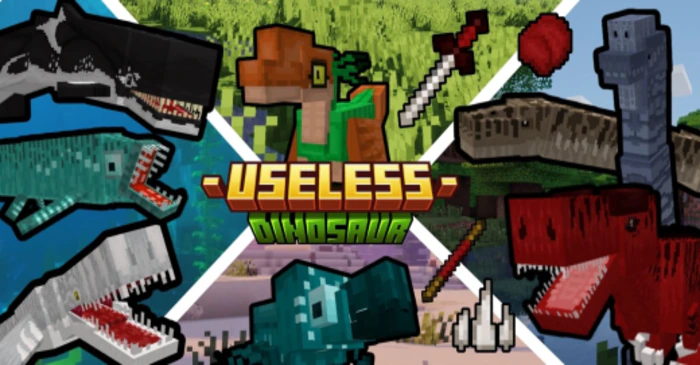 Useless Dinosaur Addon (1.20) – MCPE/Bedrock Mod