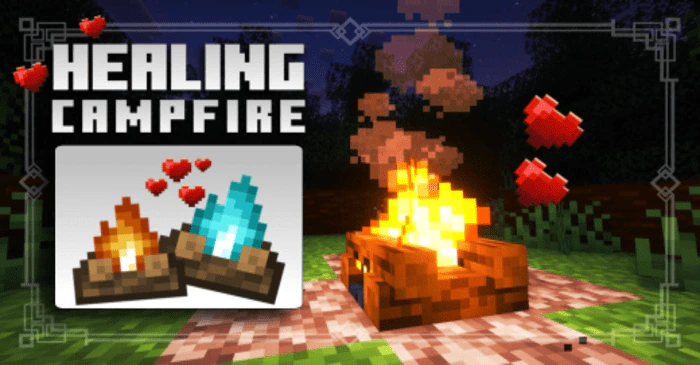 Healing Campfire Addon (1.20) – MCPE/Bedrock Mod