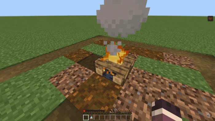 Healing Campfire Addon (1.20) – MCPE/Bedrock Mod — screenshot 2