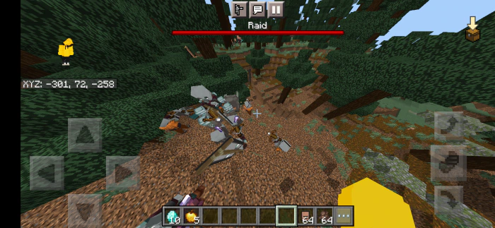 Hard Pillage Remake Addon (1.20) – MCPE/Bedrock Mod — screenshot 3