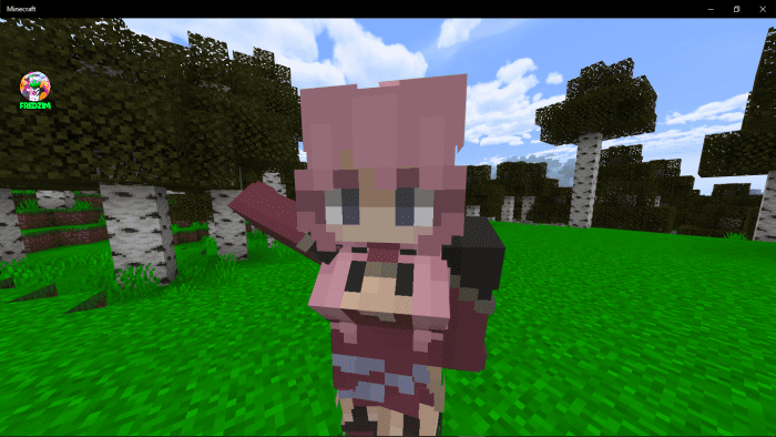 Anime Characters Waifus Addon (1.20) – MCPE/Bedrock Girlfriend Mod — screenshot 3