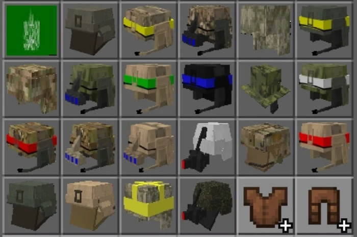 World Army Uniform Addon (1.20) – MCPE/Bedrock Mod — screenshot 2
