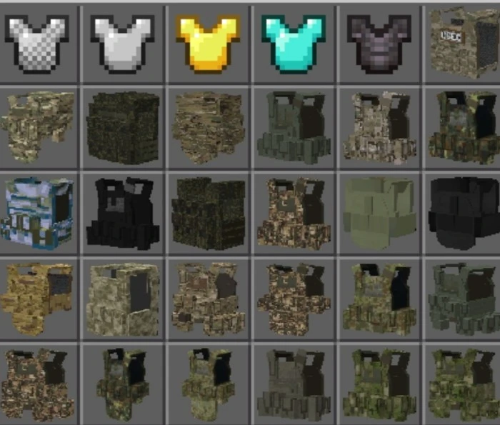 World Army Uniform Addon (1.20) – MCPE/Bedrock Mod — screenshot 4