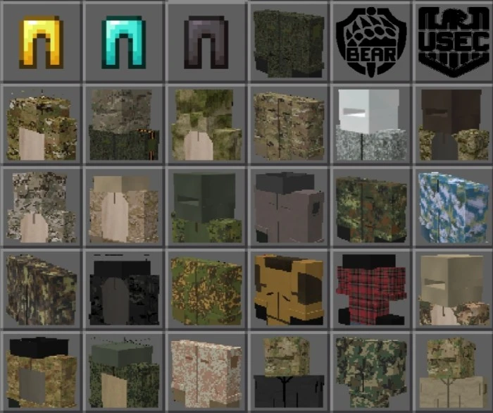 World Army Uniform Addon (1.20) – MCPE/Bedrock Mod — screenshot 6