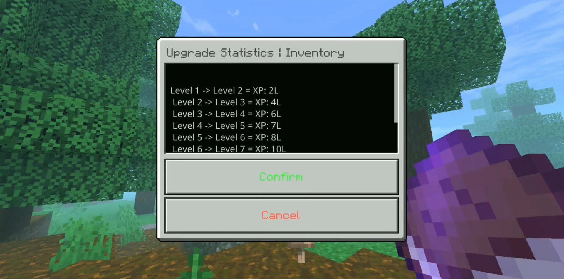 Level Statistics Addon (1.20) – MCPE/Bedrock Mod — screenshot 5