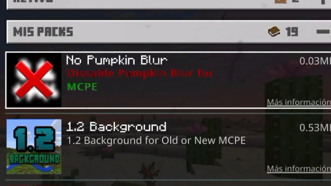 Pumpkin Blur Remover Texture Pack (26.x, 1.21) – MCPE/Bedrock — screenshot 4