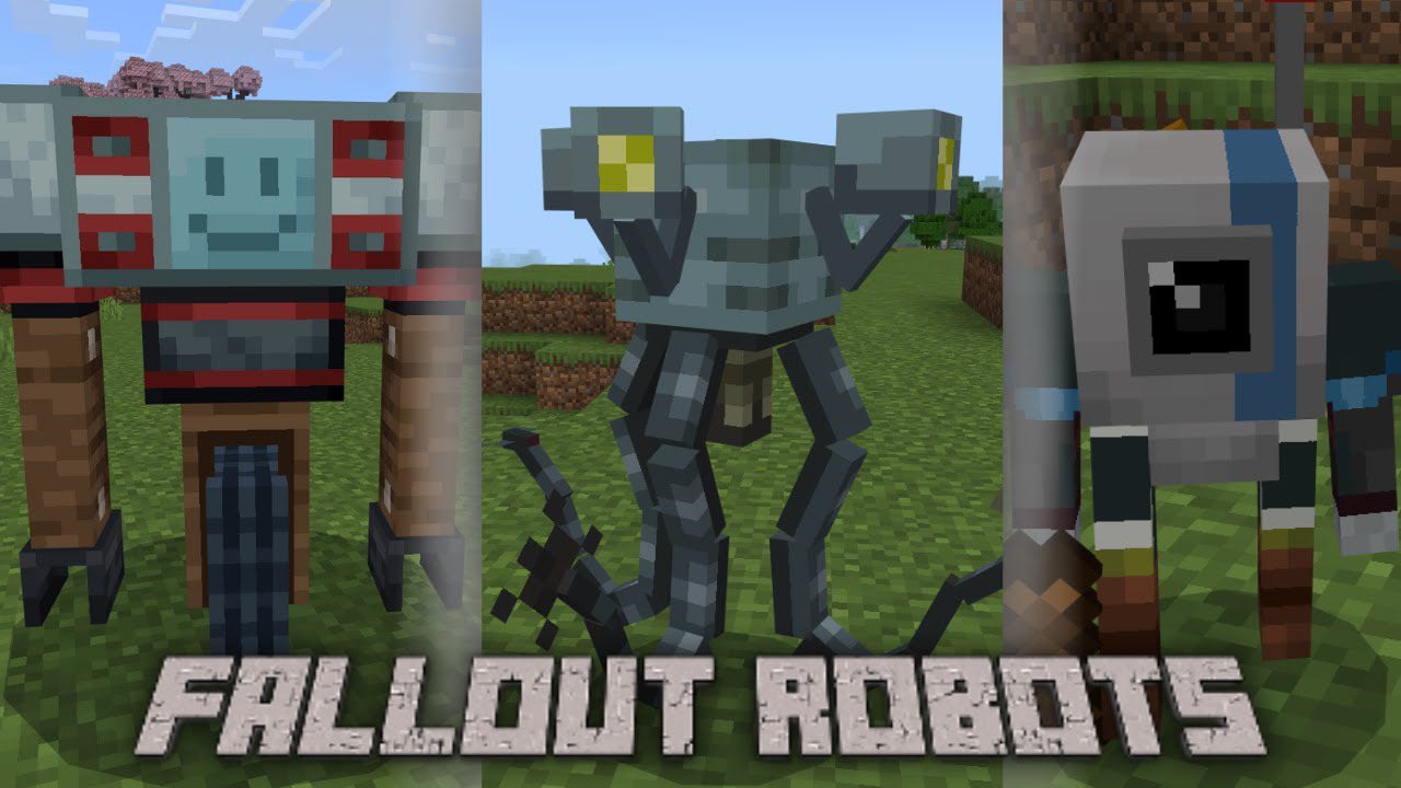 Fallout Robots Addon (1.20) – MCPE/Bedrock Mod