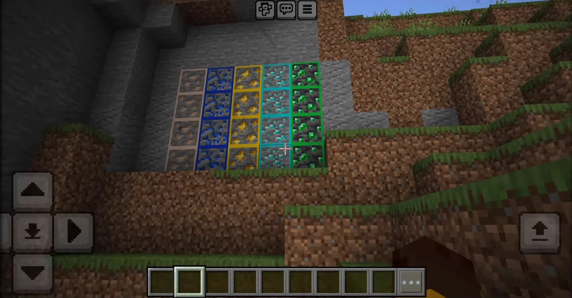 Outlined Ore Texture Pack (26.x, 1.21) – MCPE/Bedrock — screenshot 4